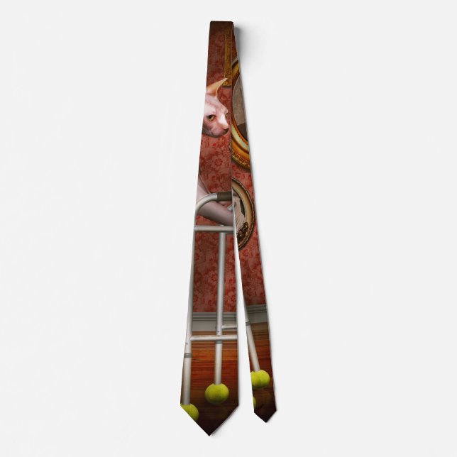Animal - Cat - Retirement home for cats Tie (Front)