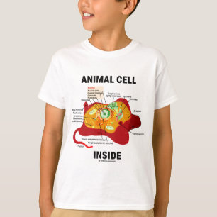 Animal Cell Inside (Eukaryote Cell Biology) T-Shirt