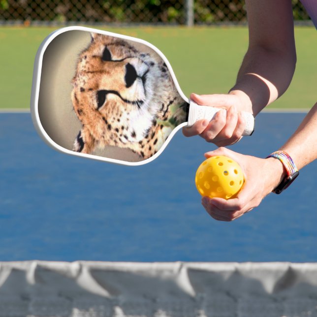 Animal Cheetah Adult Tear Marks Pickleball Paddle (Insitu)