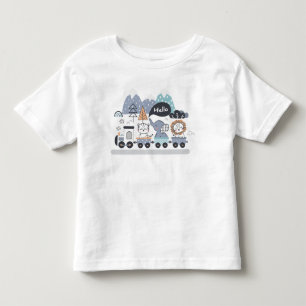 Animal Choo Choo Train Toddler T-shirt