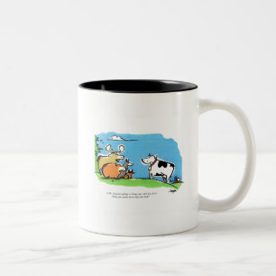 Animal Click Two-Tone Coffee Mug