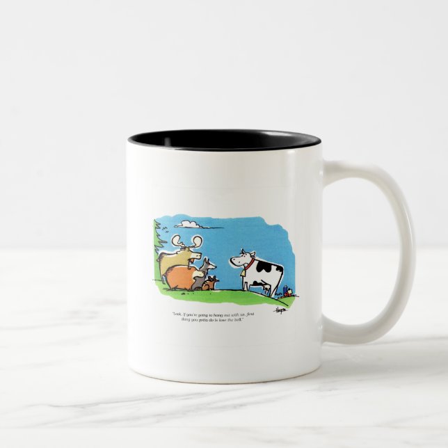 Animal Click Two-Tone Coffee Mug (Right)