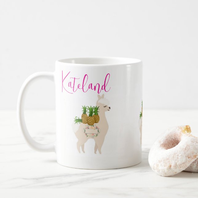 Animal Coffee Floral Mug (With Donut)