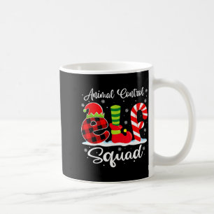 Animal Control Elf Squad Christmas Officer Matchin Coffee Mug