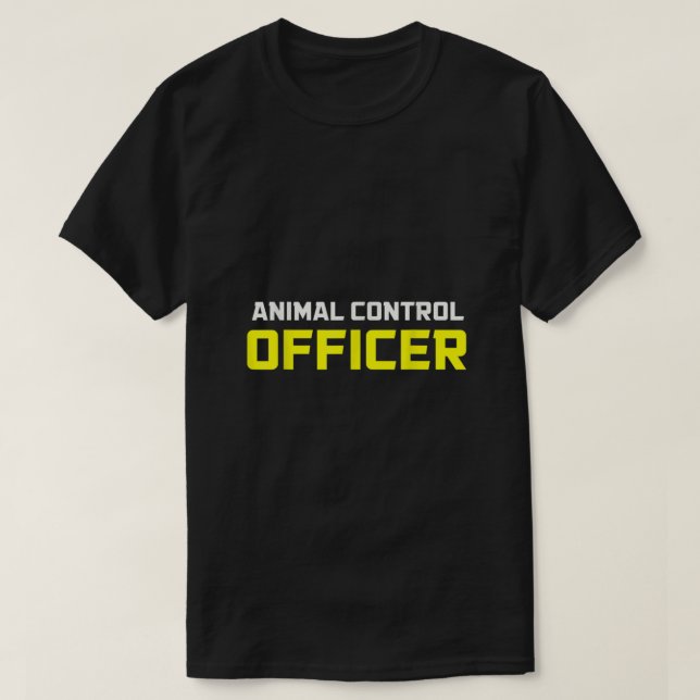 Animal Control Officer Halloween Costume  T-Shirt (Design Front)