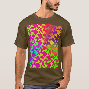 Animal Cow Print Colourful Cow Pattern T-Shirt