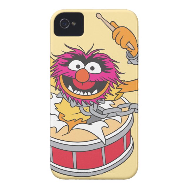 Animal Crashing Through Drums Case-Mate iPhone Case (Back)
