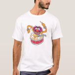 Animal Crashing Through Drums T-Shirt<br><div class="desc">The Muppets</div>