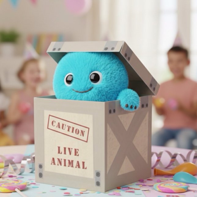 Animal Crate Zoo Jungle Safari Birthday  Favor Box (Creator Uploaded)