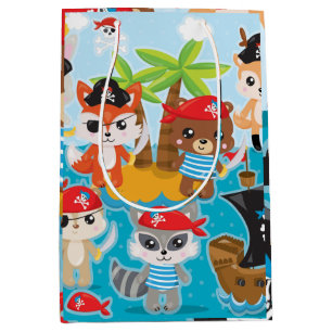 Animal Crew  Party Pirate Medium Gift Bag