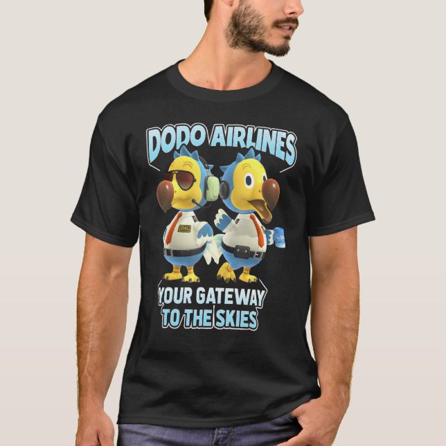 Animal Crossing Dodo Airlines Your Gateway To The  T-Shirt (Front)