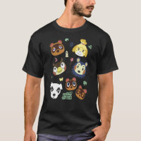 Animal Crossing Group Big Face Poster