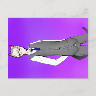 Animal Crossing Humanized Raymond Postcard