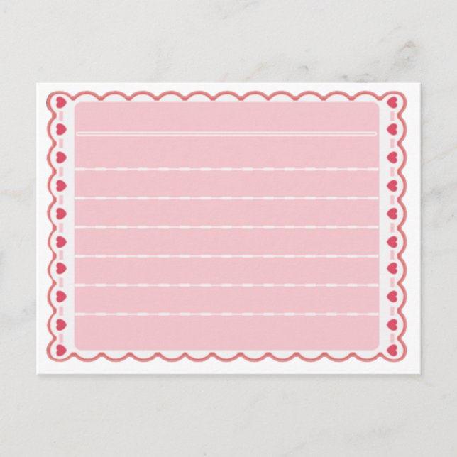Animal Crossing New Leaf Lovely Paper Stationary Postcard (Front)