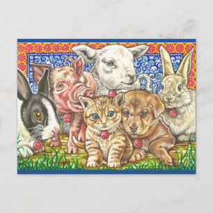 'Animal de compagnie ; Nourriture.' Carte postale