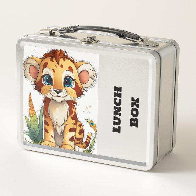 Animal design lunch box  (Front)