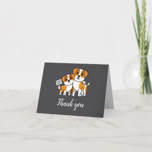 Animal Dog Rescue  Thank You Card