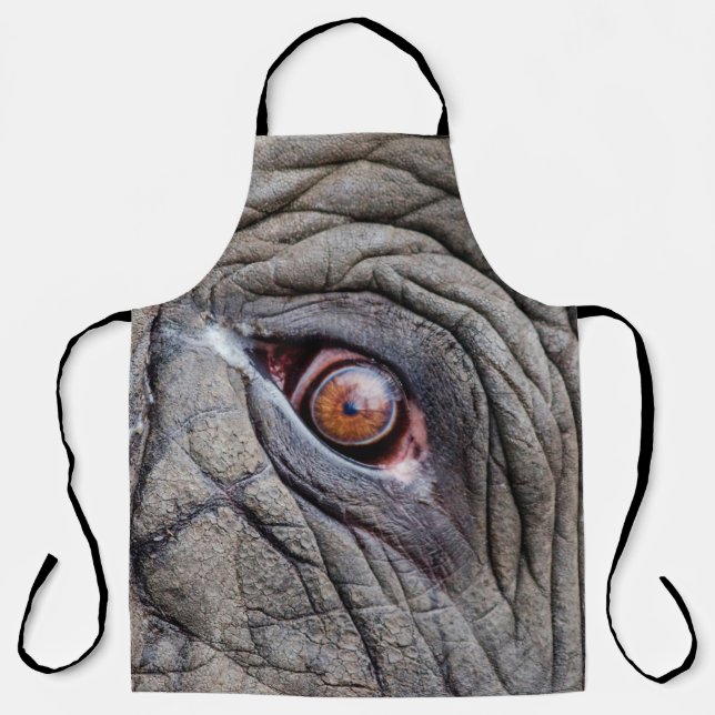 Animal elephant eye close up apron (Front)