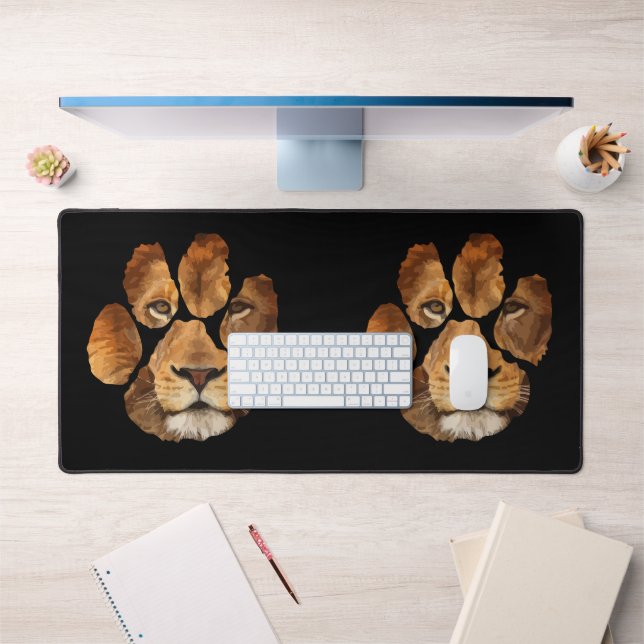 Animal Empreinte de patte Lion (Bureau 1)