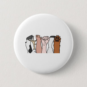 Animal Equality Fists 2 Inch Round Button