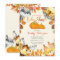 Animal Fall Pumpkin Invitation
