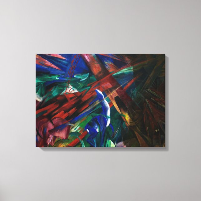 Animal Fates 1913 Franz Marc Oil painting Prints (Front)