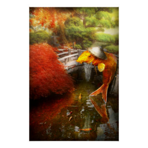 Animal - Fish - The wandering Samurai Poster