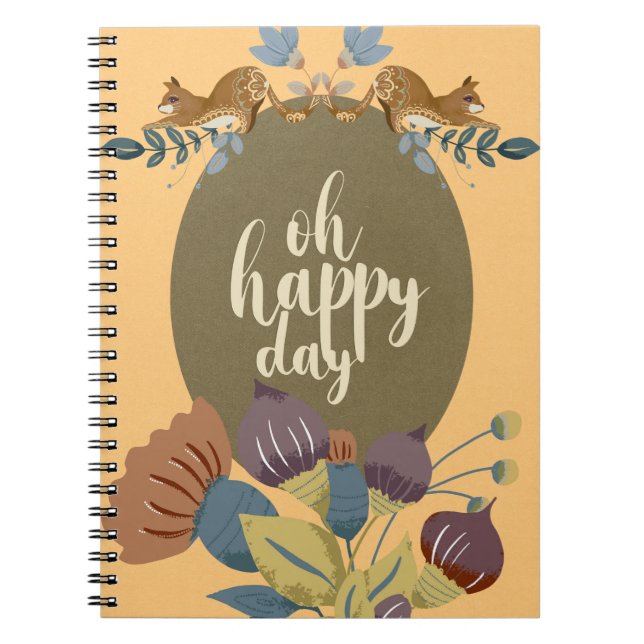 Animal Folk Art  Notebook (Front)