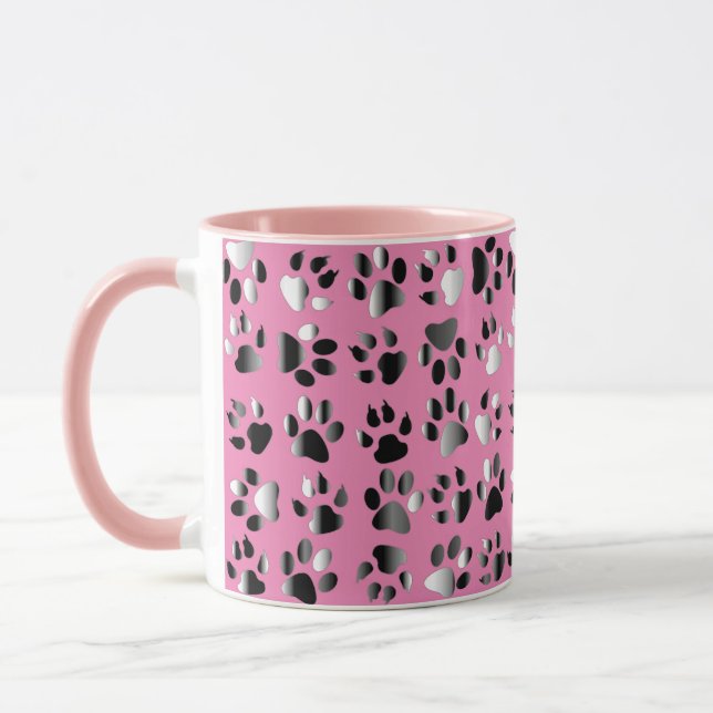 Animal Foot Prints Mug (Left)