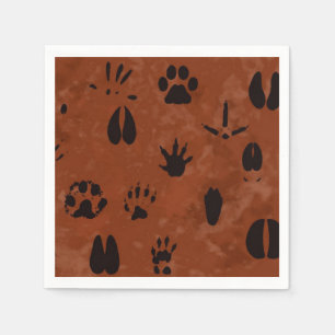 Animal Footprint Napkins