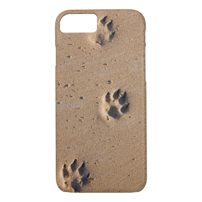 Animal footprints in the sand Case-Mate iPhone case (Back)