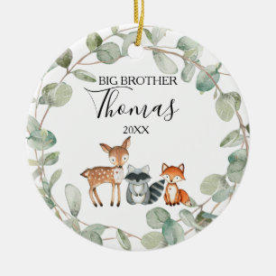 Animal Forest Big Brother Christmas Gift Ornament 