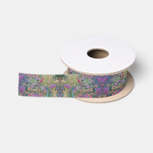 animal forest satin ribbon