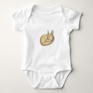 Animal Fox Forest Office Party Shower Digital Art Baby Bodysuit