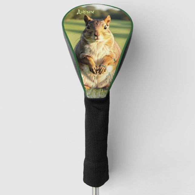 Animal Fox Squirrel Driver Head Cover (Front)