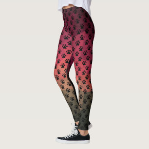 Animal friendly design, dog/cat paw leggings