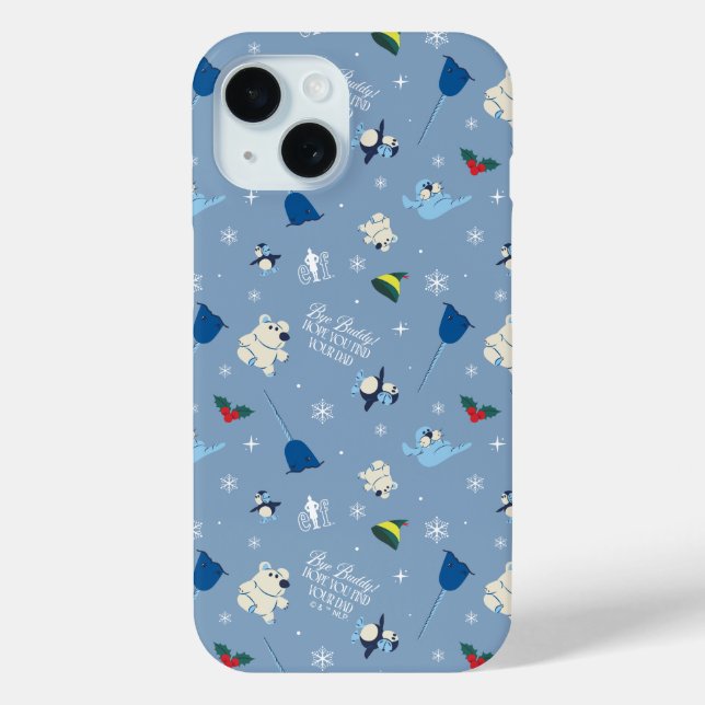 Animal Friends "Bye Buddy" Winter Pattern Case-Mate iPhone Case (Back)