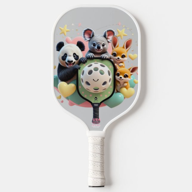 Animal Friends Pickleball Pickleball Paddle (Front)
