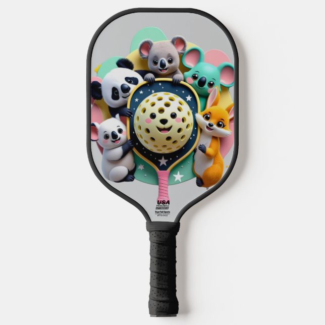 Animal Friends Pickleball Pickleball Paddle (Front)