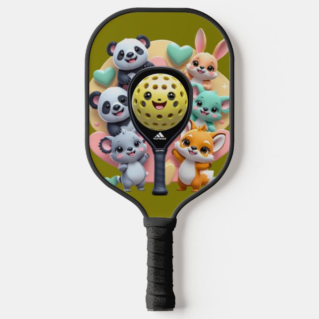 Animal Friends Pickleball Pickleball Paddle (Front)