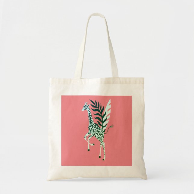 Animal Friendship - Giraffe Tote Bag (Front)
