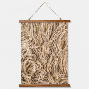 Animal fur hanging tapestry
