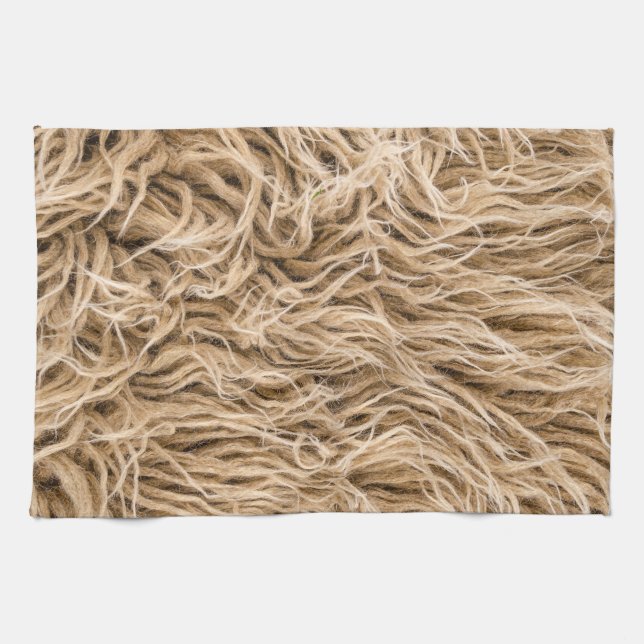 Animal fur kitchen towel (Horizontal)