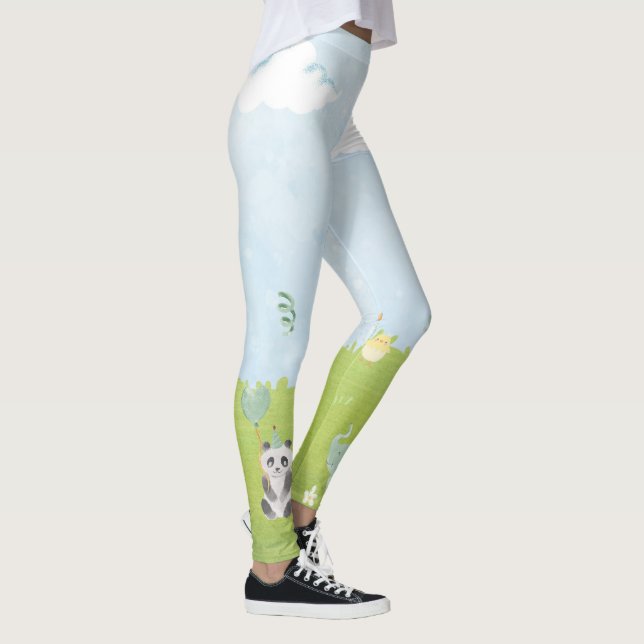 animal garden leggings (Right)