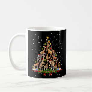 Animal Giraffe Tree Christmas Sweater Xmas Pyjamas Coffee Mug