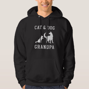 Animal Grandparents Day Paw Love Dog Cat Kitten P Hoodie