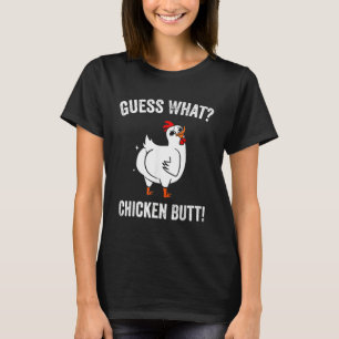 Animal Guess What Chicken Butt Cute Chickens Buffs T-Shirt
