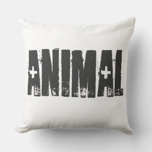 Animal - Gym Bodybuilding Fitness Throw Pillow