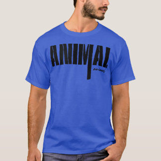ANIMAL Gym Fitness Workout Bodybuilding Motivation T-Shirt