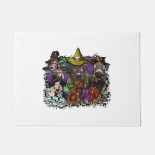 Animal Halloween Doormat